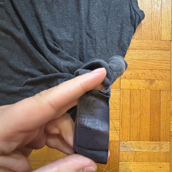 James Perse Muscle tank top grey blackish - Picture 4 of 7